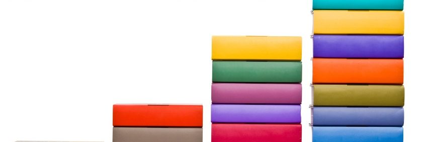 books histogram chart